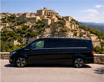 E-MOTION Mercedes EQV in Provence